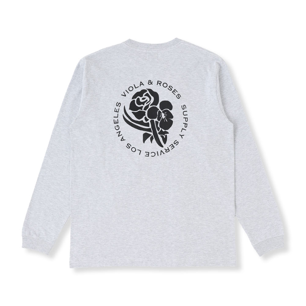 Circle core logo Back Print LongTshirt – VIOLA & ROSES（ヴィオラ