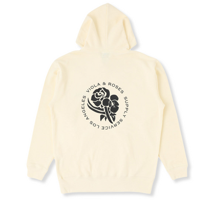 Circle core logo Viola Embroidery Hoodie