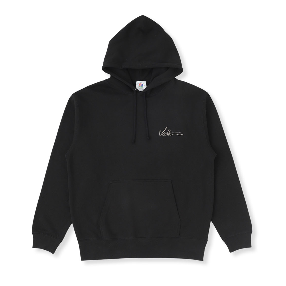 Circle core logo Viola Embroidery Hoodie