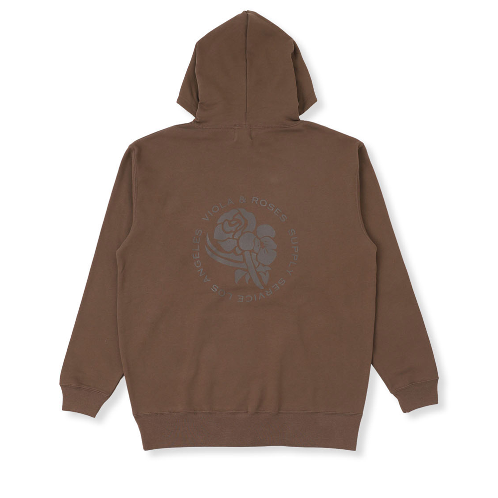 Circle core logo Viola Embroidery Hoodie