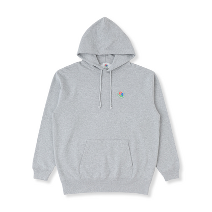 Circle corecolor logo Back Print Hoodie