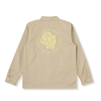 Circle core logo Back Print Coach`s Jacket